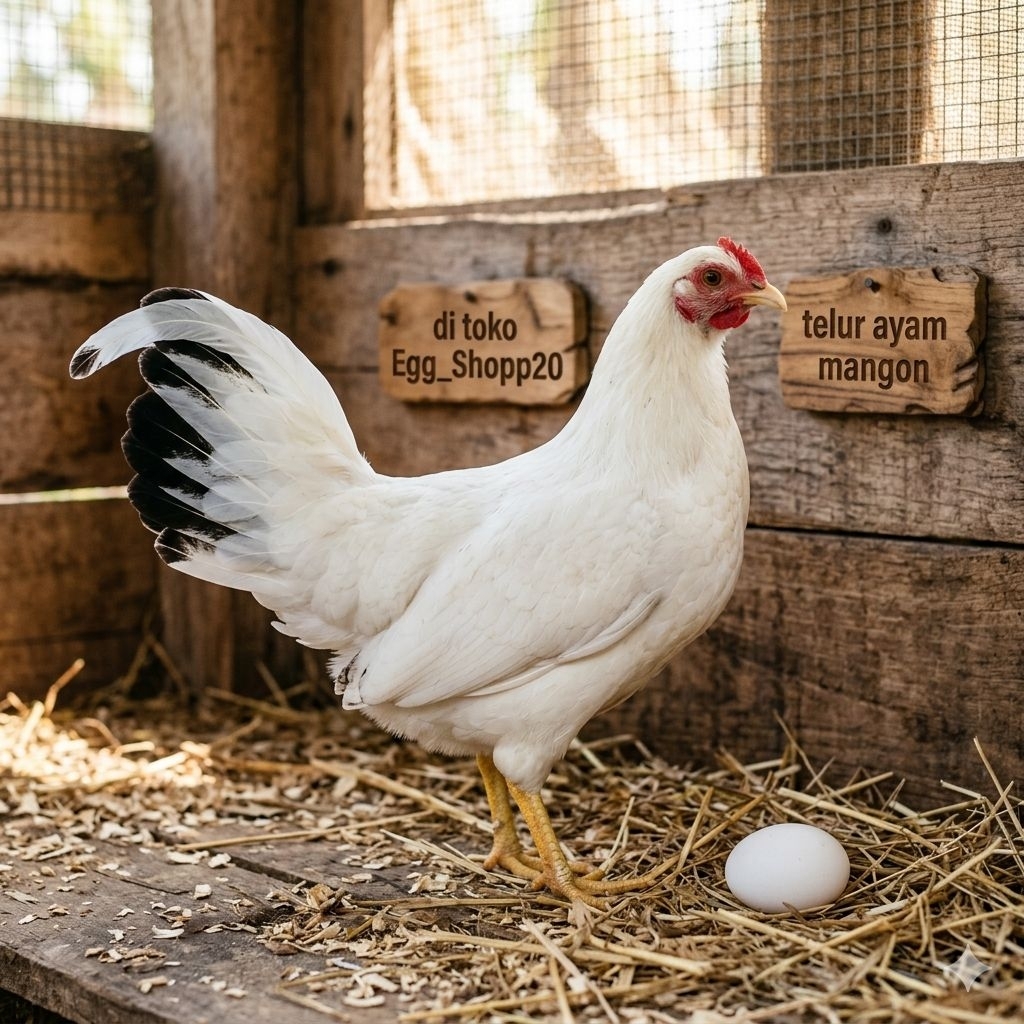 Telur Ayam Mangon thenik Fertil Ori siap untuk ditetaskan Egg_shopp20