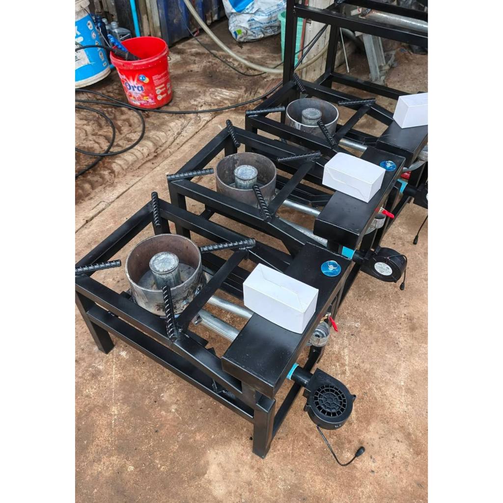 Kompor Biomassa Oli Bekas Alternatif Energy Pengganti LPG Siap Pakai Api Biru
