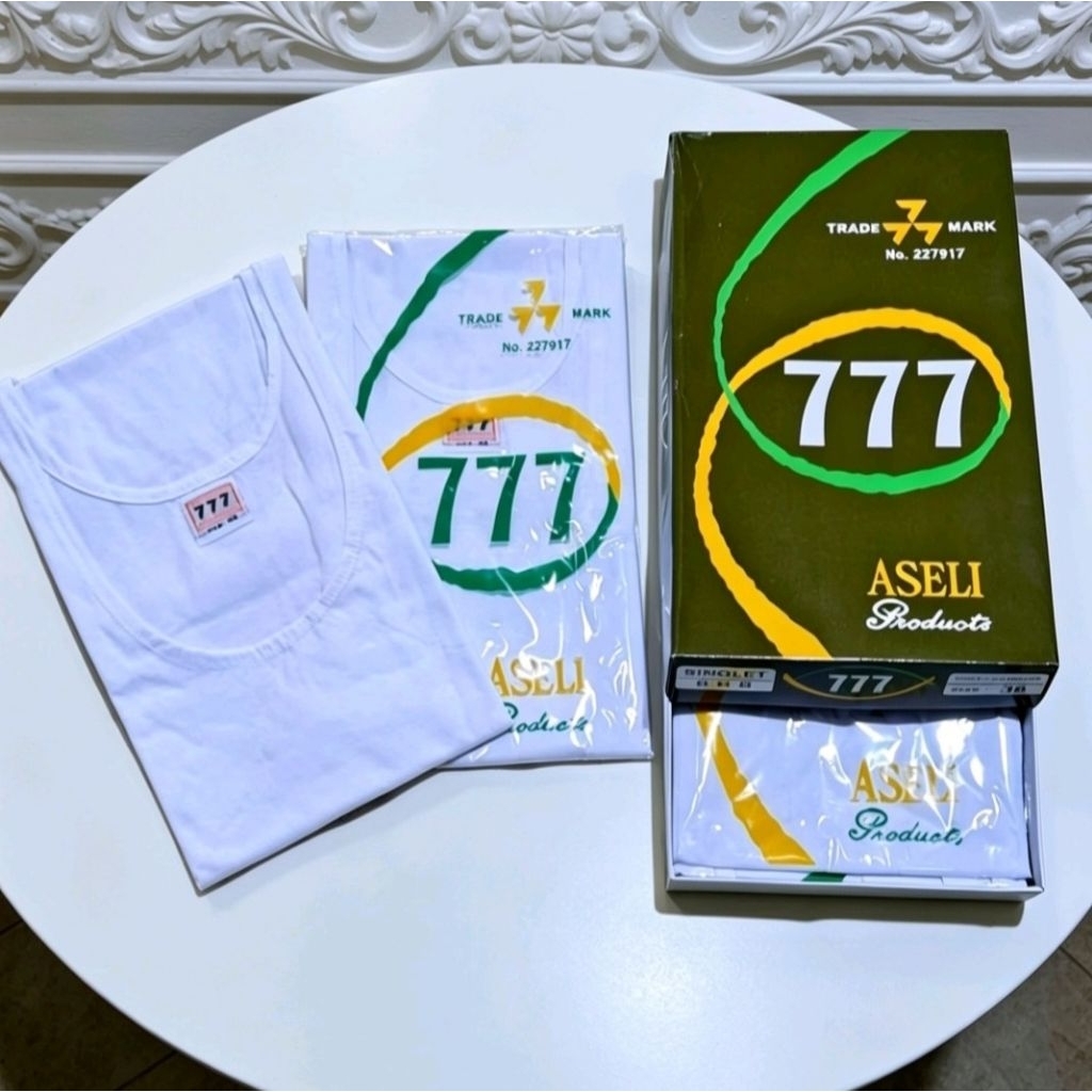 SINGLET 777 PRIA KAOS SINGLET DALAMAN