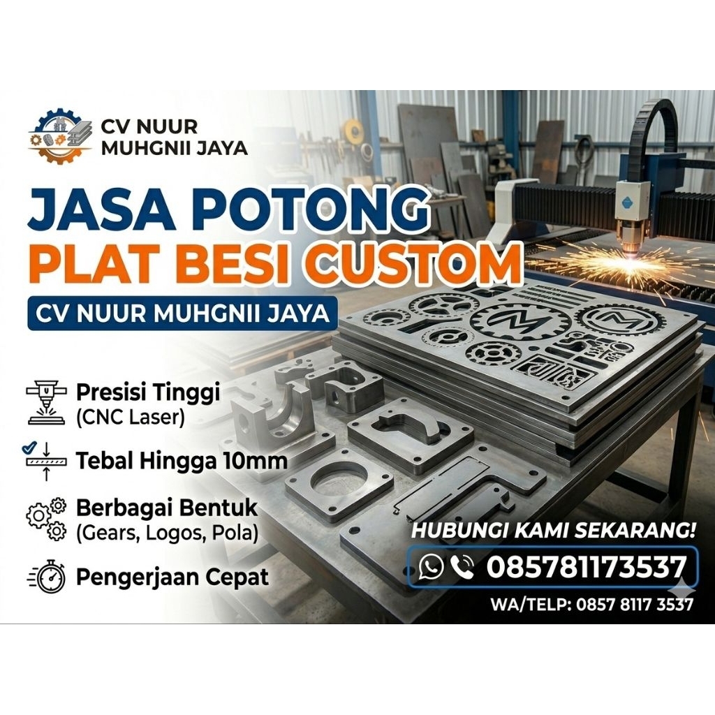 custom plat besi