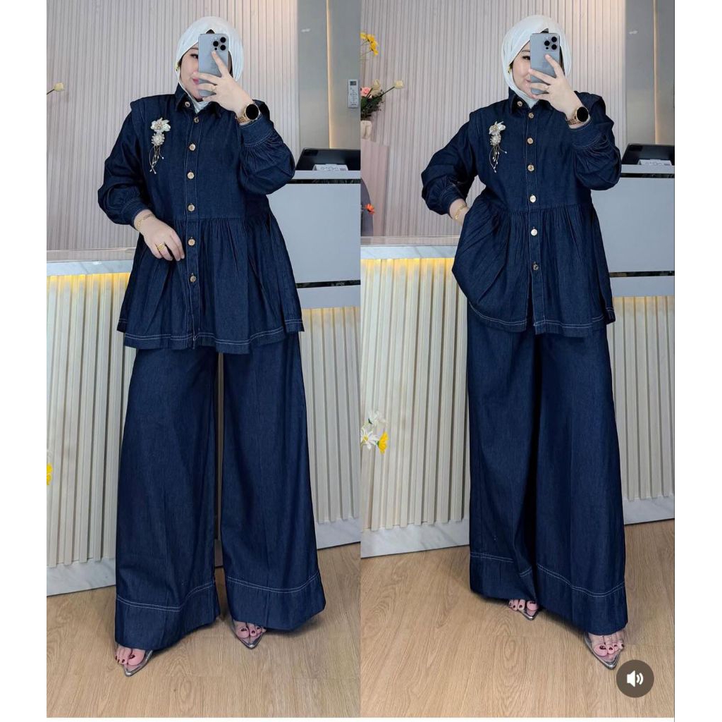 set jeans kulot