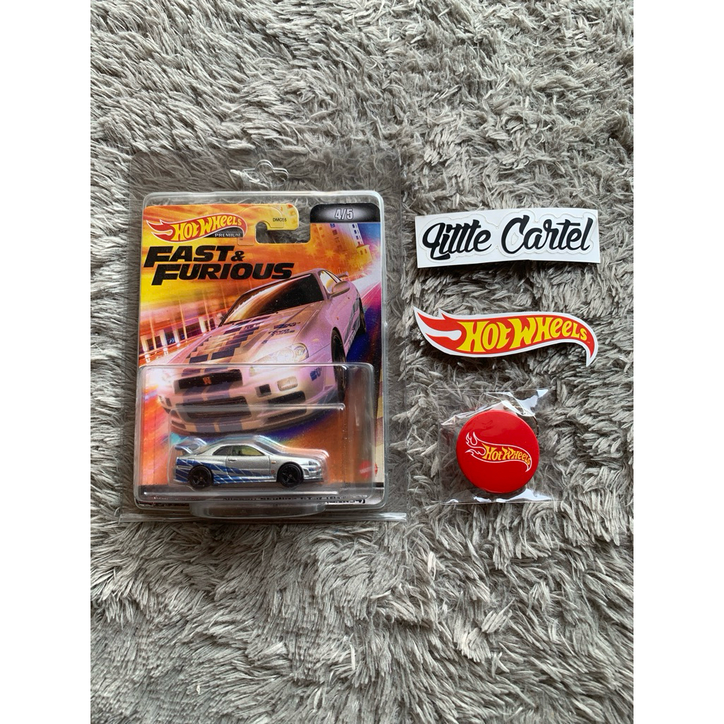 HOTWHEELS FAST FURIOUS NISSAN SKYLINE R34 PREMIUM