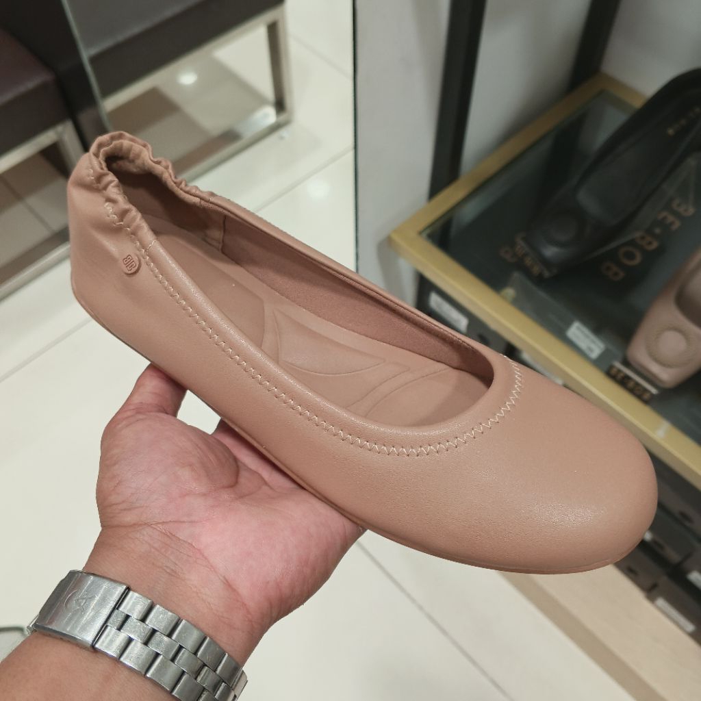 BE BOB SEPATU FLAT BALERINA POLOS WANITA