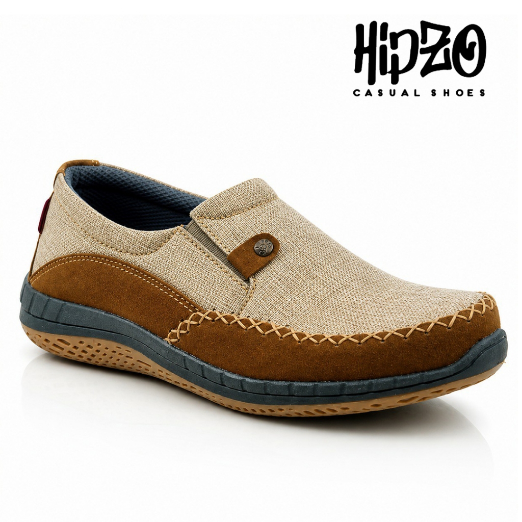 TERMUR4H Sepatu Pria Slip On Original Bergaransi Ringan Empuk Sneakers Cowok Cewek Running Jogging Y
