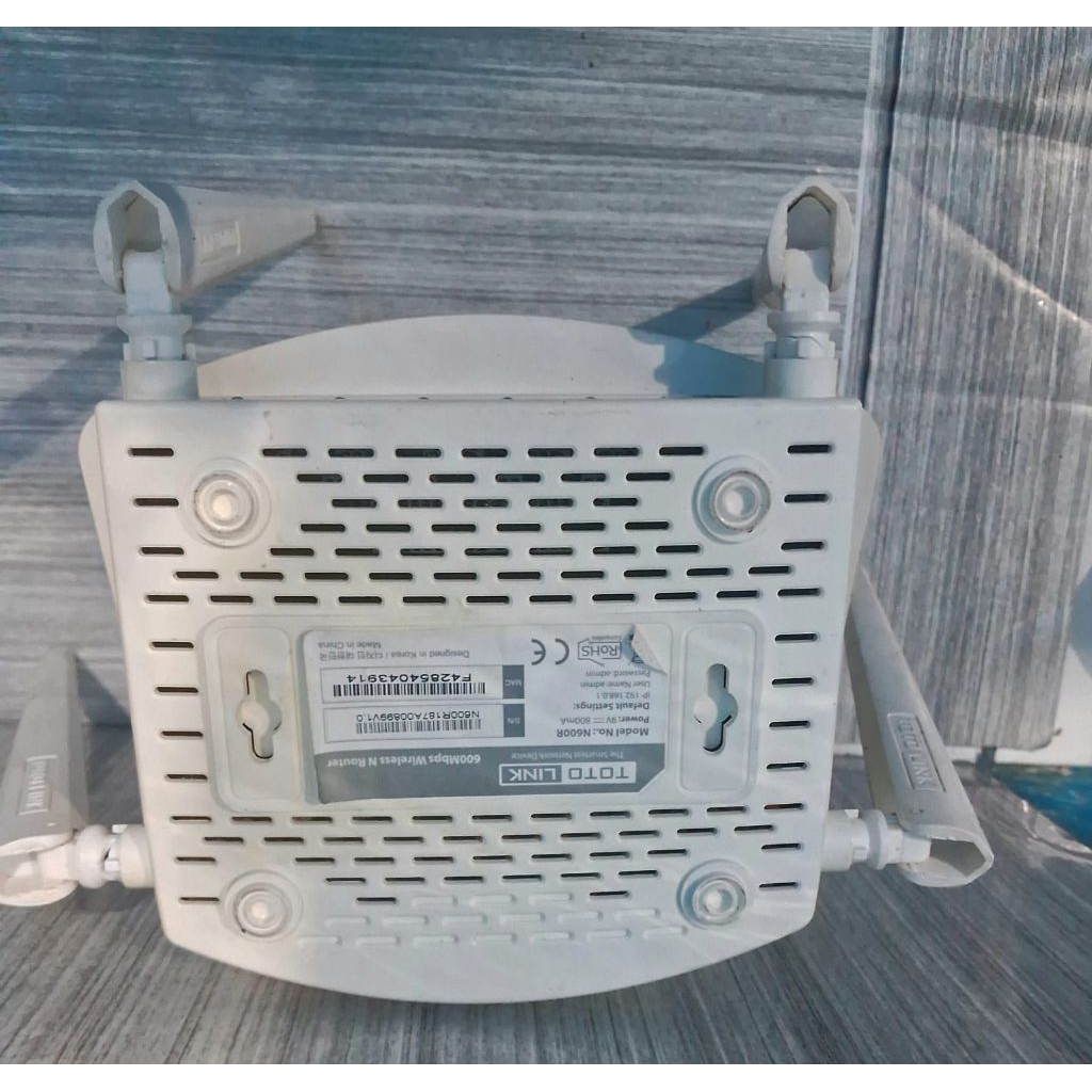 TOTOLINK N600R Wireless N Router 600Mbps - WiFi Range Extender 4 Antena bekas berkualitas bosku