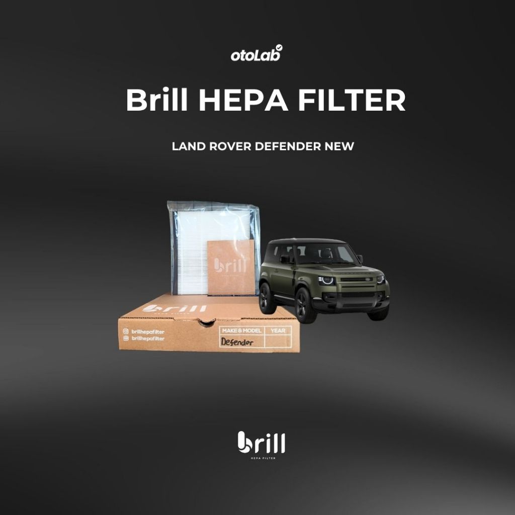 Brill HEPA Filter - LAND ROVER DEFENDER - Filter AC Mobil/Cabin Filter/Car Air Purifier/HEPA Filter/