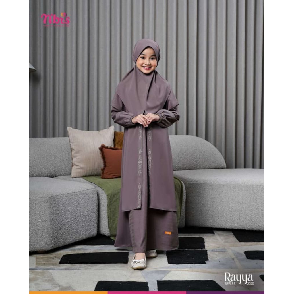 Gamis anak 1Set Kerudung/Gamis Anak Simple/Gamis anak Simple/Gamis Anak Nibras/Kiara Gamis Anak Twil