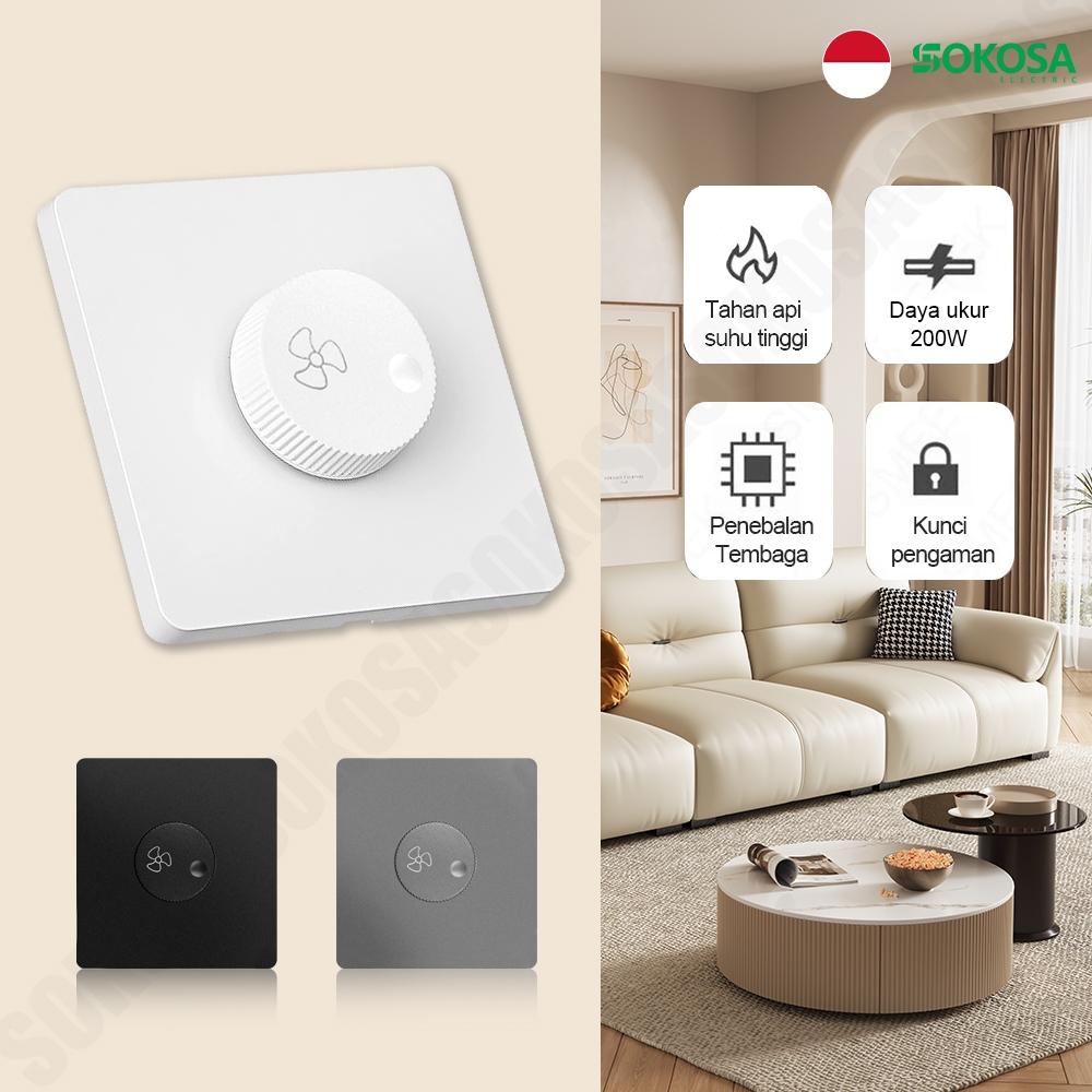 Dimmer Kipas Angin Gantung Untuk Semua Merk Saklar Dimmer Pengatur Kecepatan Kipas Angin Plafon