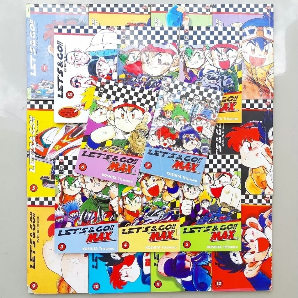 komik let's & go set lengkap