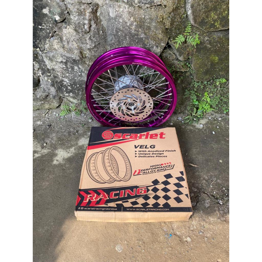 Paket Roda RBT Set Hond4 Absolute revo / Blade / Revo Absolute Ukur 160/185-17 Tanpa Ban + Piringan