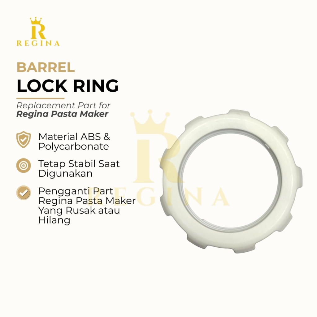 Part Tutup Lock Ring Barrel Regina Pasta Maker Marcato Original Italy