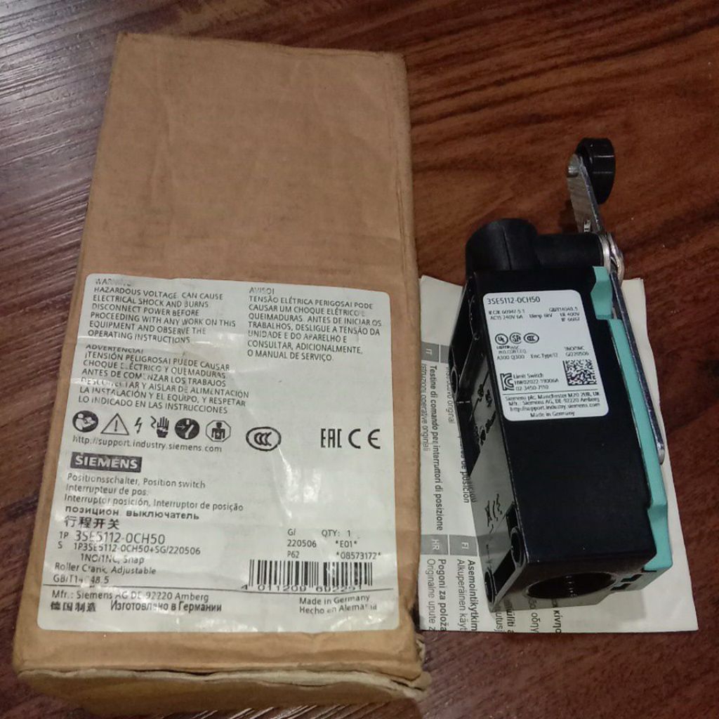 LIMIT SWITCH SIEMENS 3SE5112-0CH50