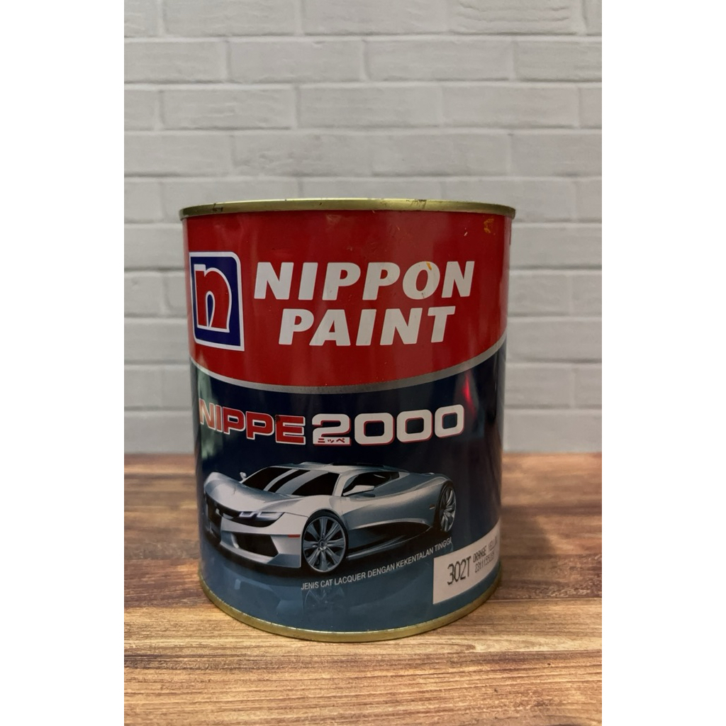 Cat Duco Nippon Paint Nippe 2000 Orange Yellow 302T | Cat Mobil Motor Cepat Kering