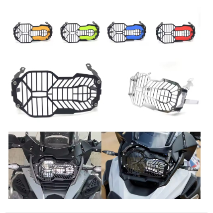Motorcycle Headlight Headlamp Grille Shield Guard Lamp Cover Protector For BMW R1200GS R1250GS LC Ad