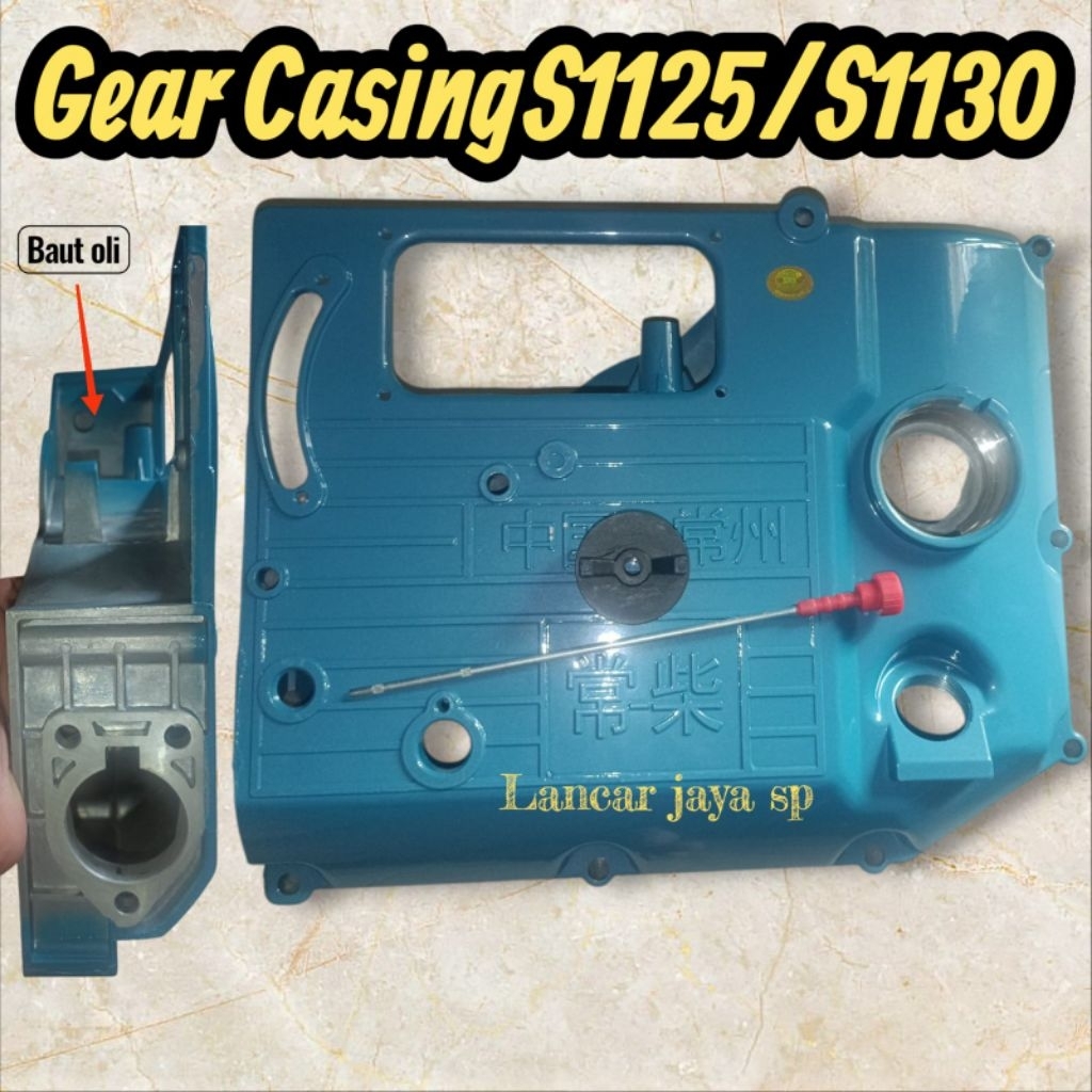 Gear Casing Dan Tutup Oli S1125/S1130 Tutup Gigi Mesin diesel s1125 s1130