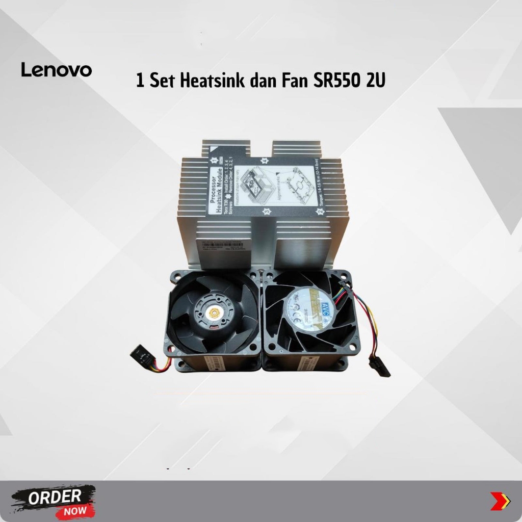 Lenovo SR550 - Cooler KIT (Heatsink & Fans)