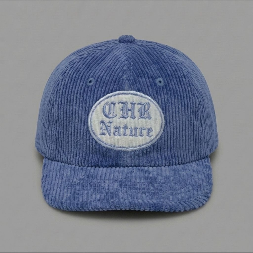 Topi Pria 6 Panel Polocaps Lidah Pendek Bahan Cotton Corduroy
