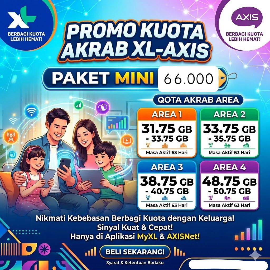 TERMURAH KUOTA AKRAB XL-AXIS