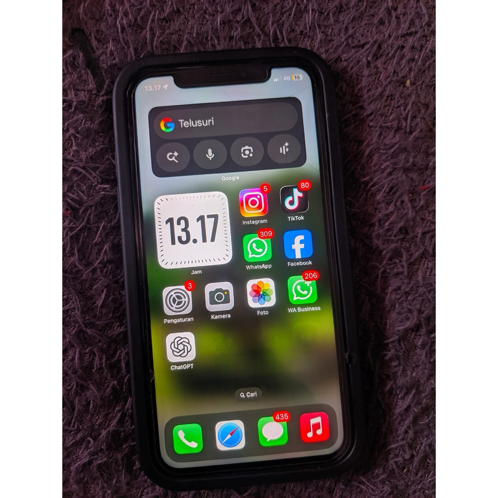 IPHONE XR 128Gb beacukai anti keblokir sinyalnya minus seperti foto