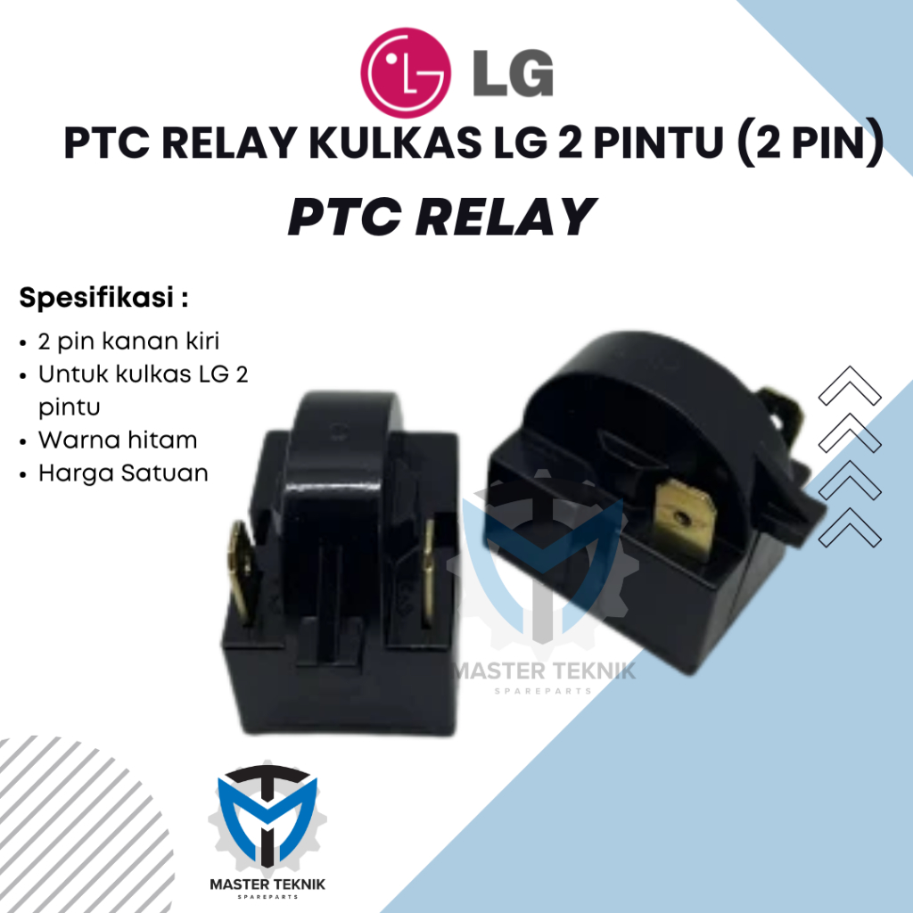 PTC Relay Kulkas LG 2 Pintu (2 pin) | Rilay Kulkas