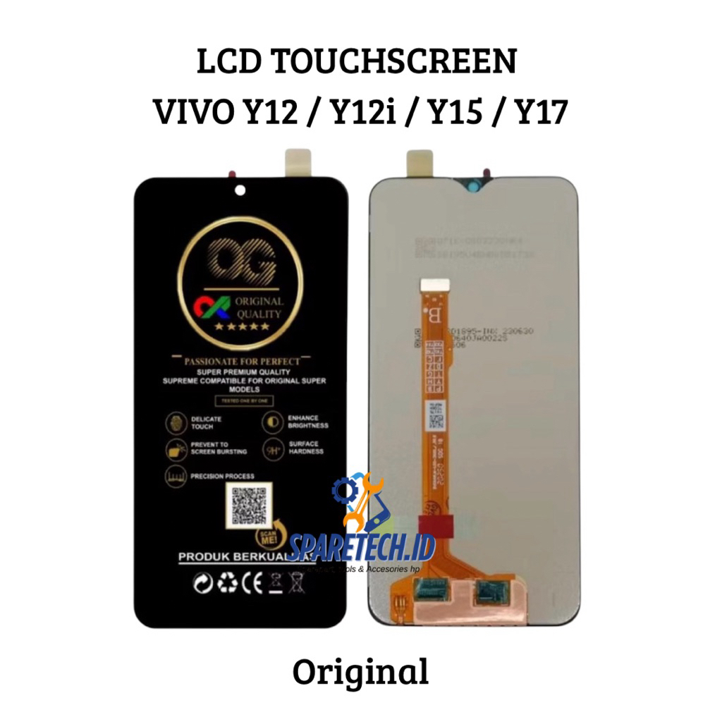 LCD + TOUCHSCREEN VIVO Y12 / Y12i / Y15 / Y17 / ORIGINAL OG SUPER -LCD VIVO Y12 / Y12i / Y17 / Y15