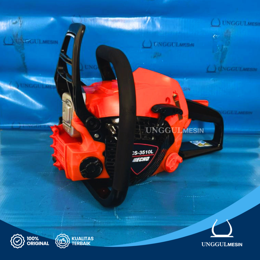 Chainsaw Mini ECHO CS - 3510 L + Bar 16" 16 Inch Made in JAPAN / Mesin Potong Kayu ORIGINAL ASLI Sen