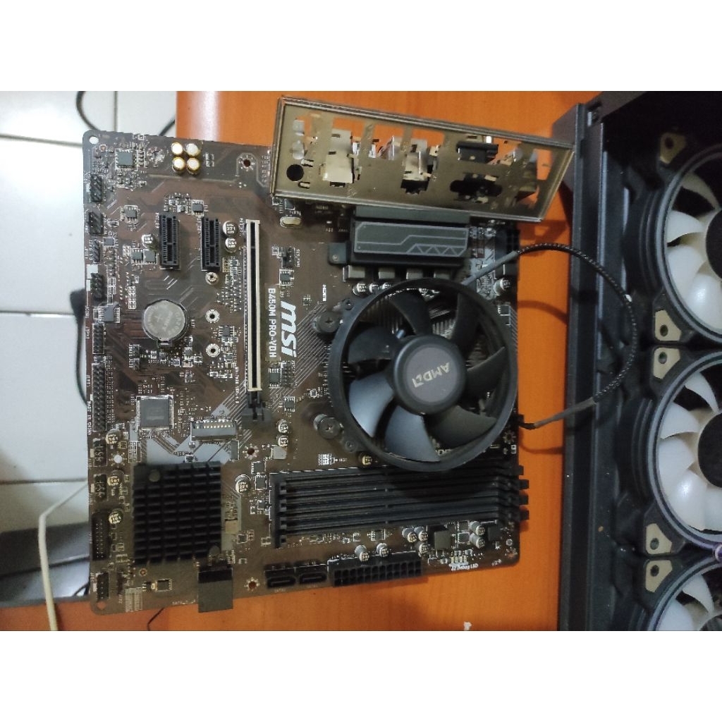 ryzen 5 5600x +mobo b450+fan