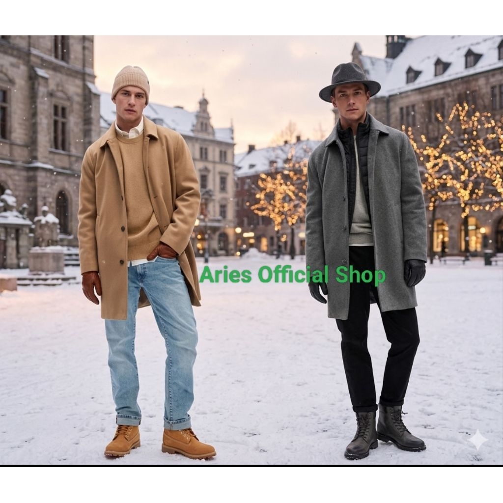 COAT WOOL TEBAL JUMBO UNTUK AUTUMN WINTER MINUS MUSIM DINGIN