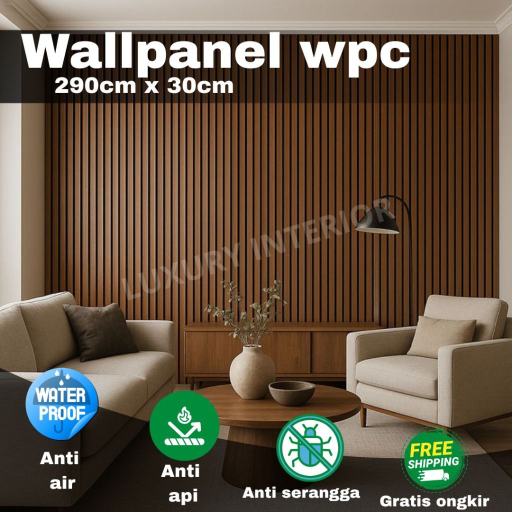 wpc wall panel 3d wall panel pvc Premium Wall Panel Anti Rayap Dan Anti Air WPC Wood Panel
