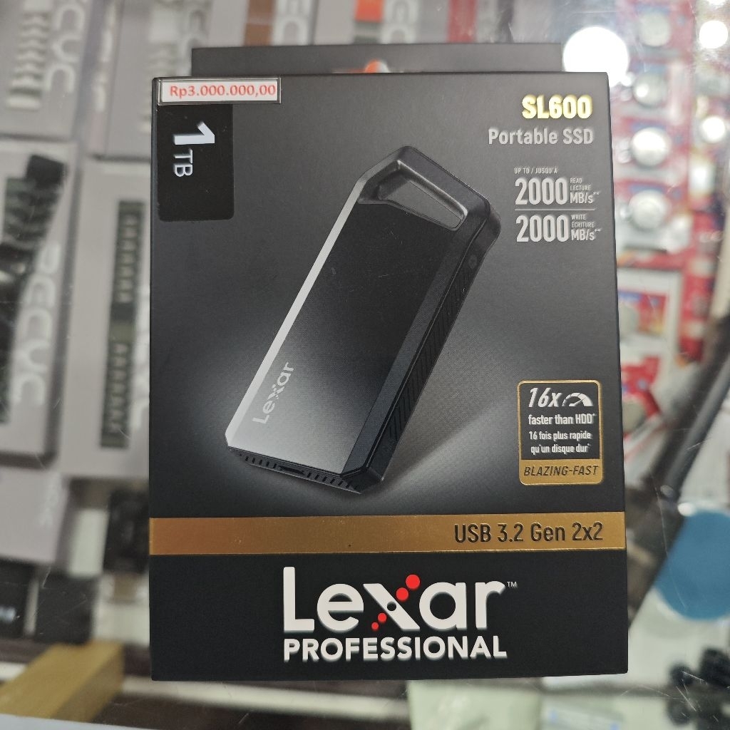SSD Eksternal Lexar SL600 1TB speed up to 2000mb/s
