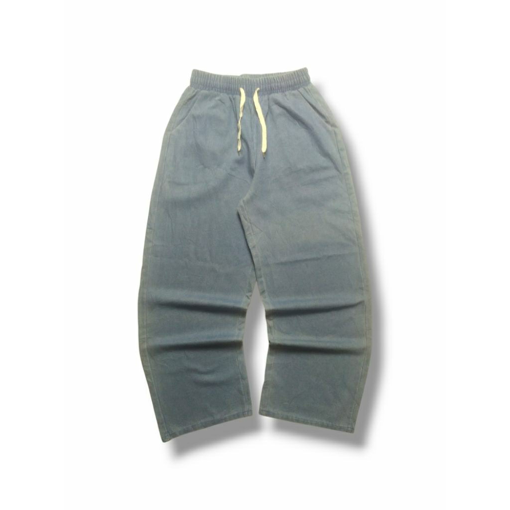Unknown Baggy Fit Draw String Relax Jeans