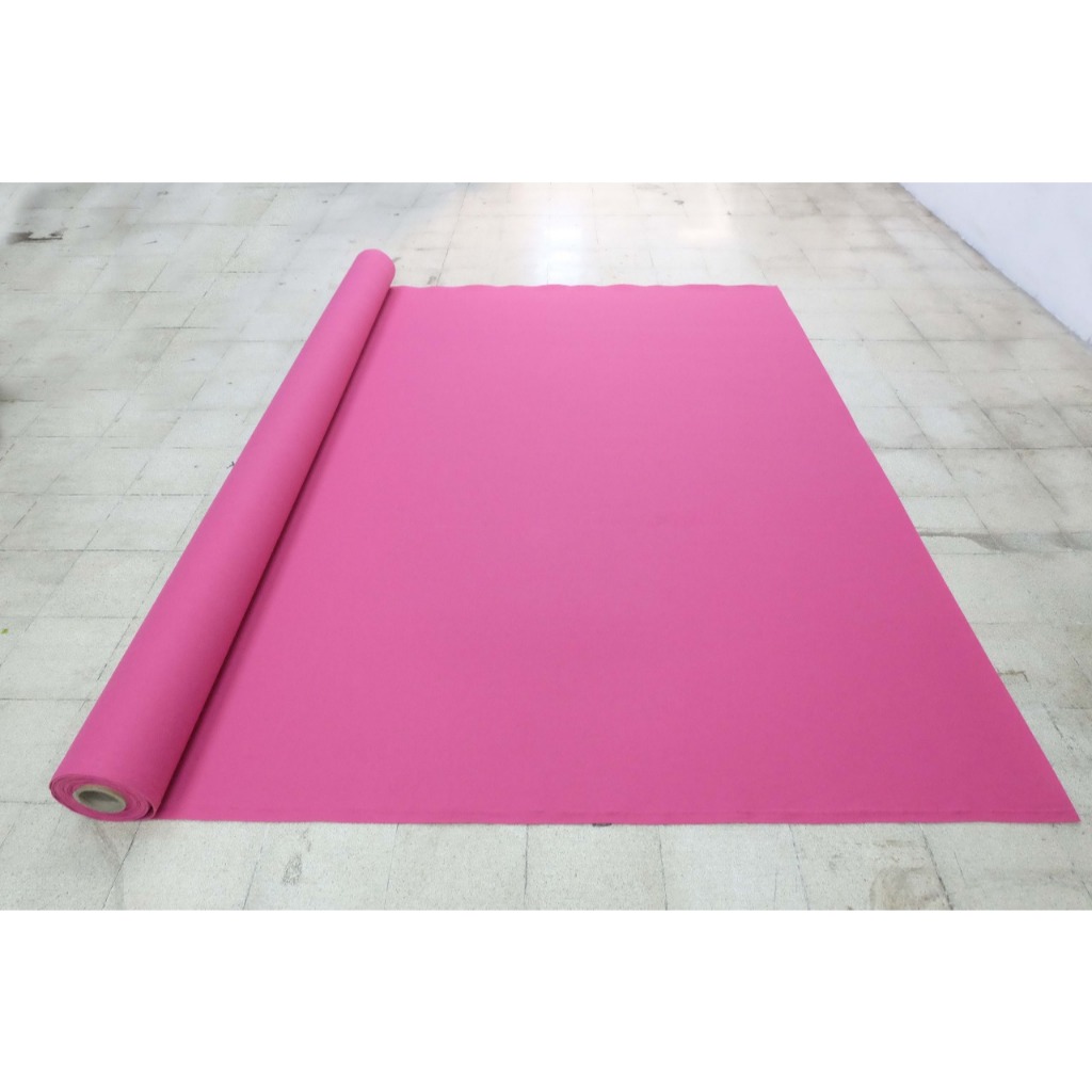 Karpet Bludru Polos 3m x 3m [METERAN] Bulu SARAYE PINK L3 meter, Murah, Pameran, Exhibition, Alas du