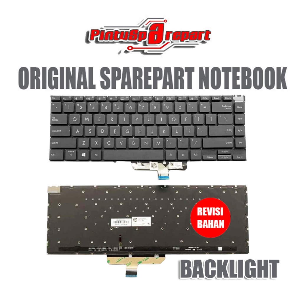 (Genuine Backlight Black) Original Keyboard Asus Zenbook Oled 14X UX5400 UX5400E UX5400EG UX5400EA U