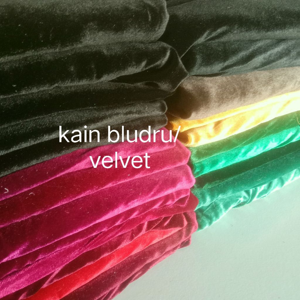 kain beludru/Velvet potongan