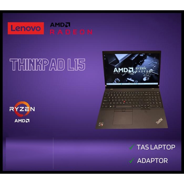 Laptop Lenovo Thinkpad L15 AMD Ryzen 5 Pro 4650u RAM SSD