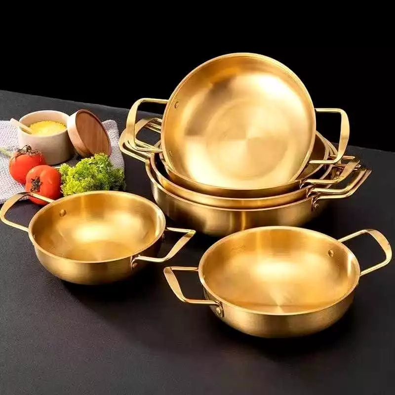 WWEISHOP Panci Ramen Korea Noodle Soup Pot Stainless Steel / Panci Ramen Noodle Pot Stainless Ramyun
