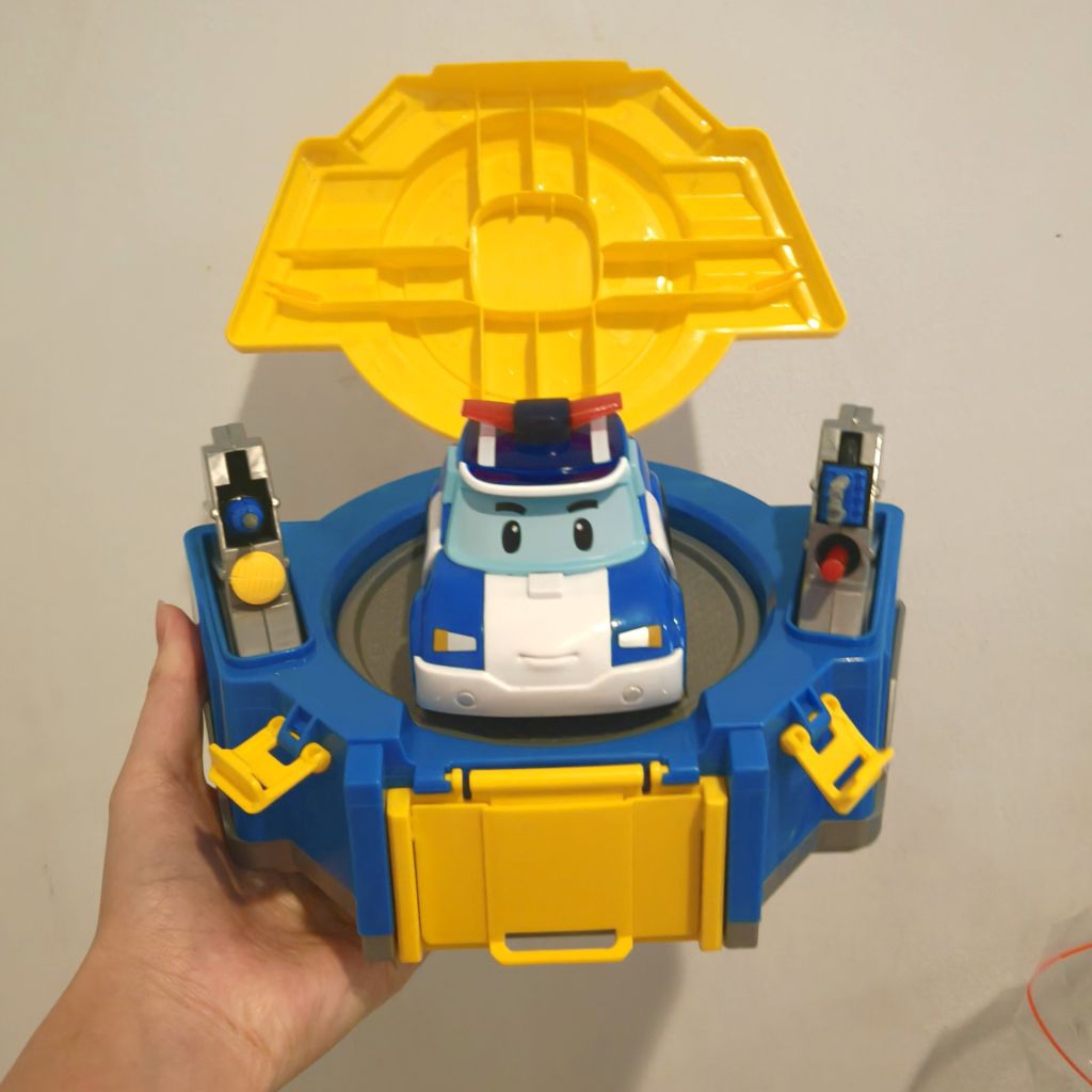 [ PRELOVED ] Robocar Poli 83072 Carry Case & Transforming Poli Original