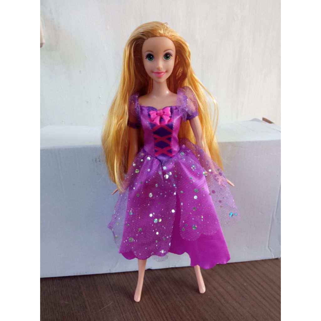 Barbie Mattel Princess Rapunzel Tangle preloved / bekas mainan anak berbi