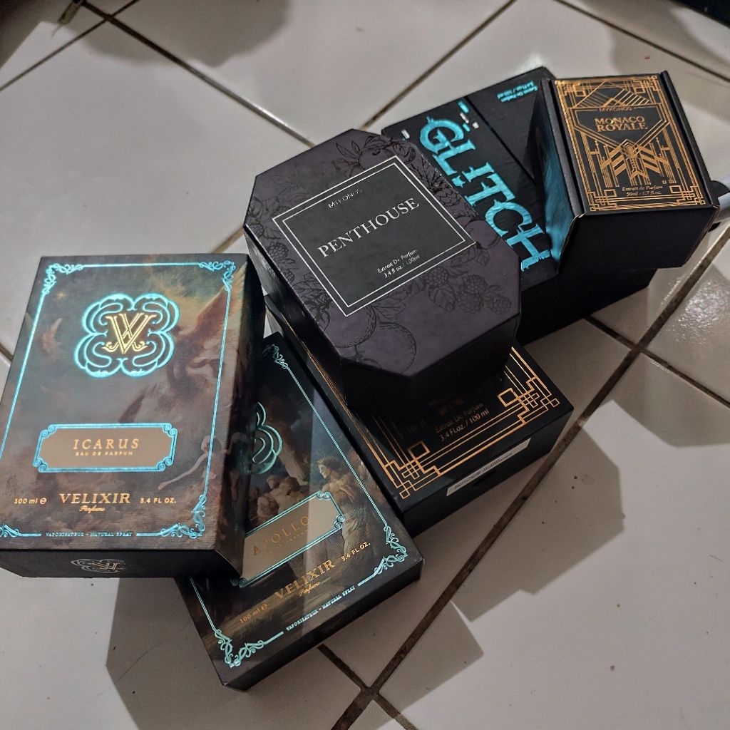 (Botol Kosong ) Mykonos | Velixir | Timteng | Desainer