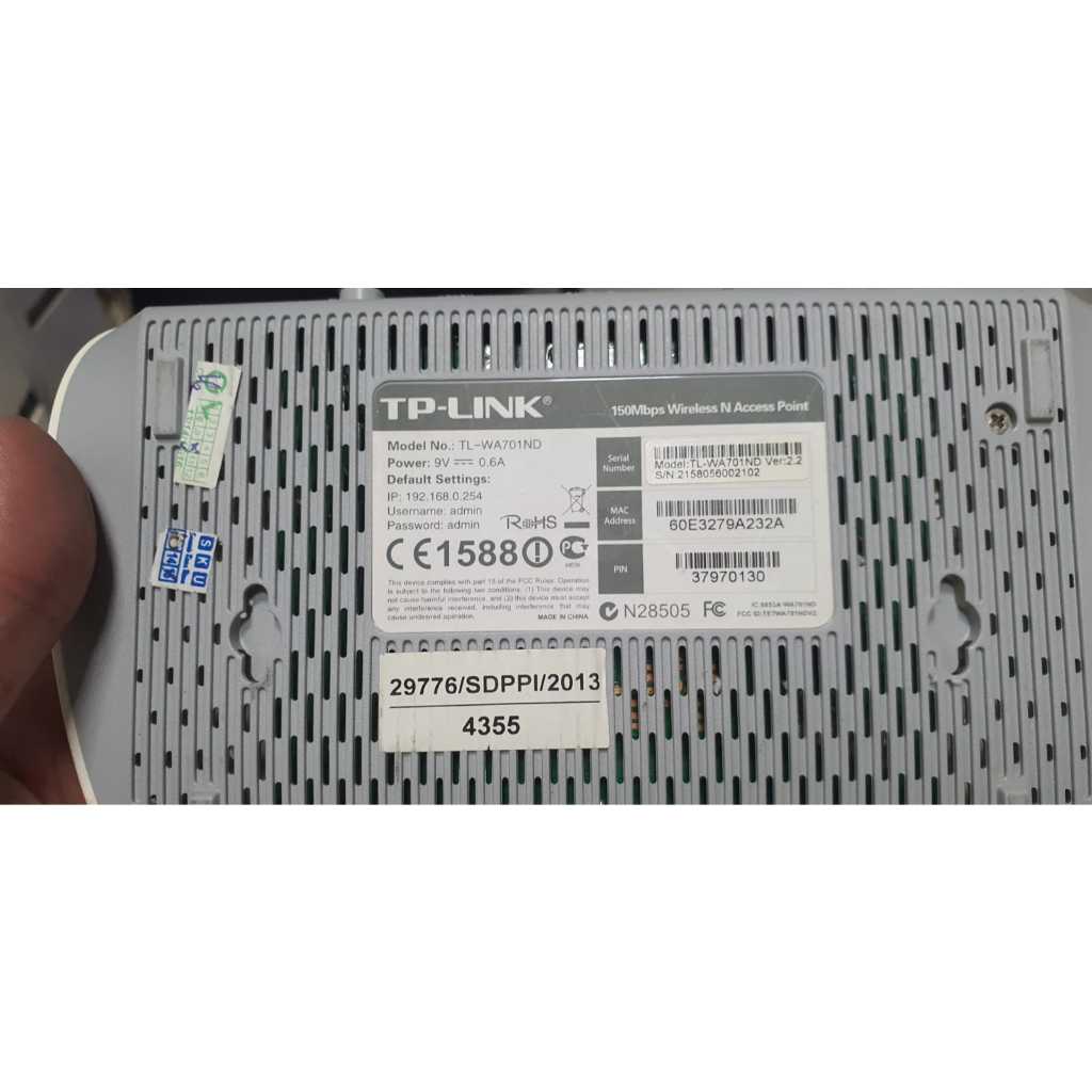 Wireless Router TP Link TL-WA701ND