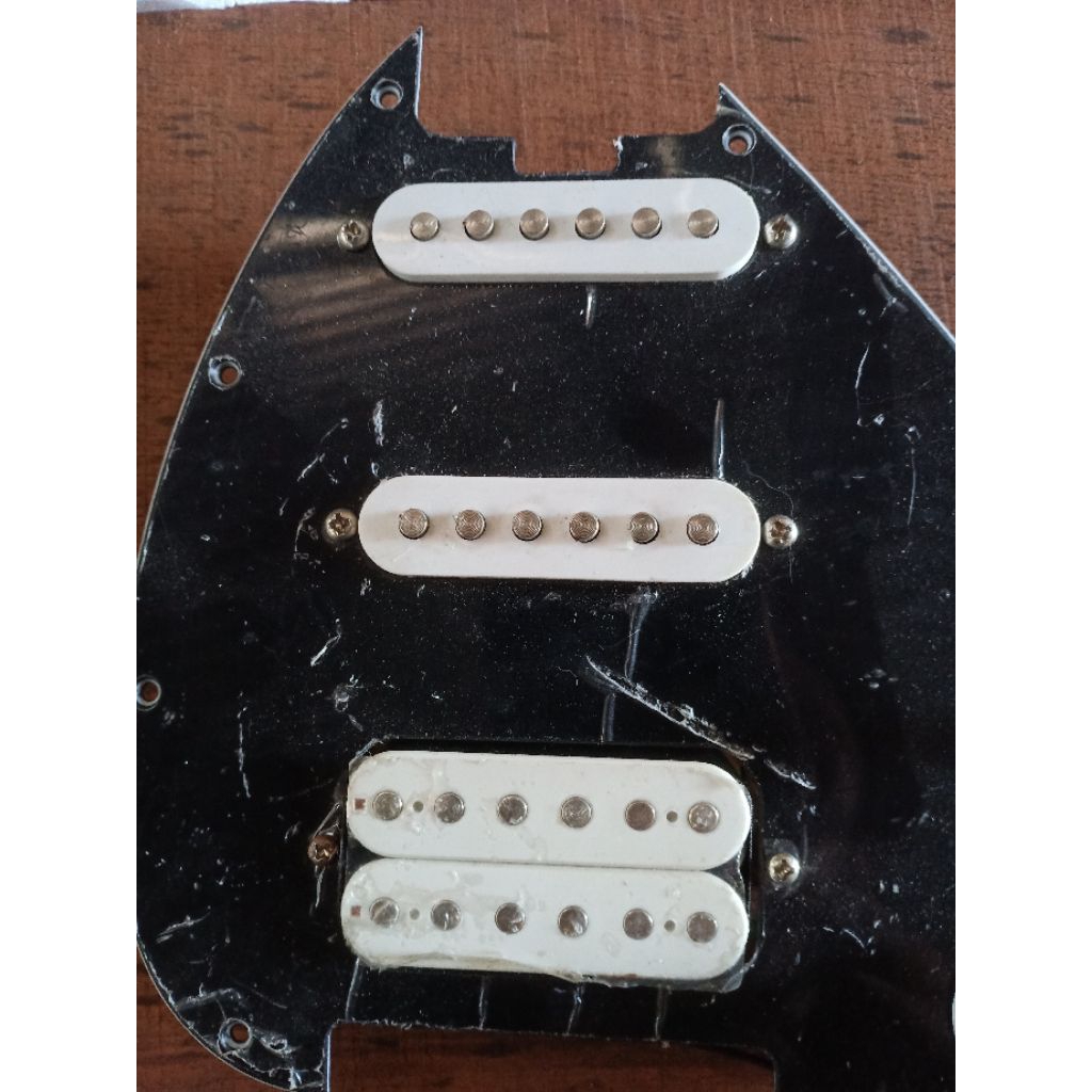 pick up gitar elektrik sterling sub silo.set wiring dan pickguard