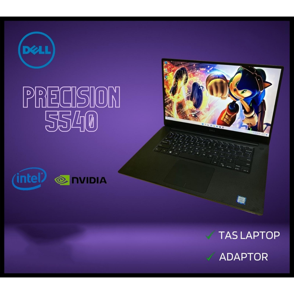 Dell Precision 5540 Core i9 9880H Ram 32GB SSD 512GB Nvidia 4GB T2000 Touchscreen