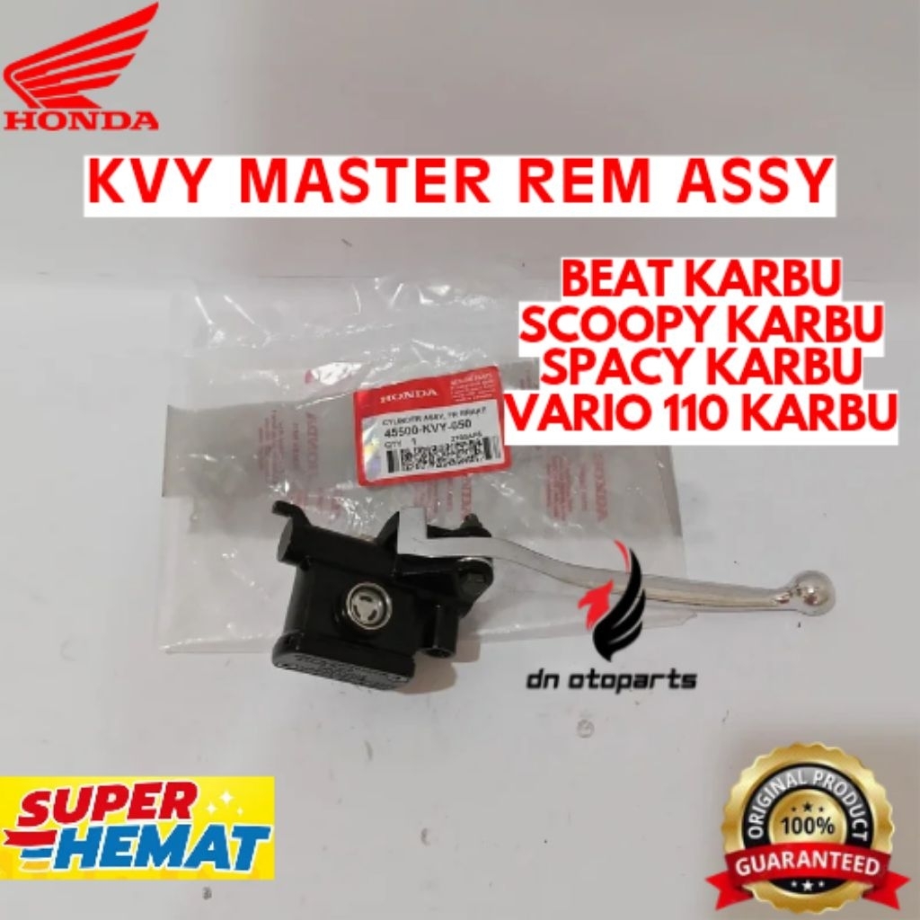MASTER REM ASSY ORIGINAL HONDA KODE KVY, MASTER REM ASSY BEAT KARBU, MASTER REM ASSY SCOOPY KARBU, M