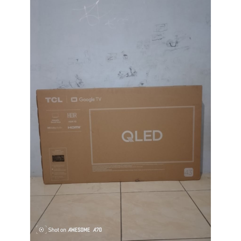 TCL TV 43S5K 43 INCH GOOGLE TV QLED TV