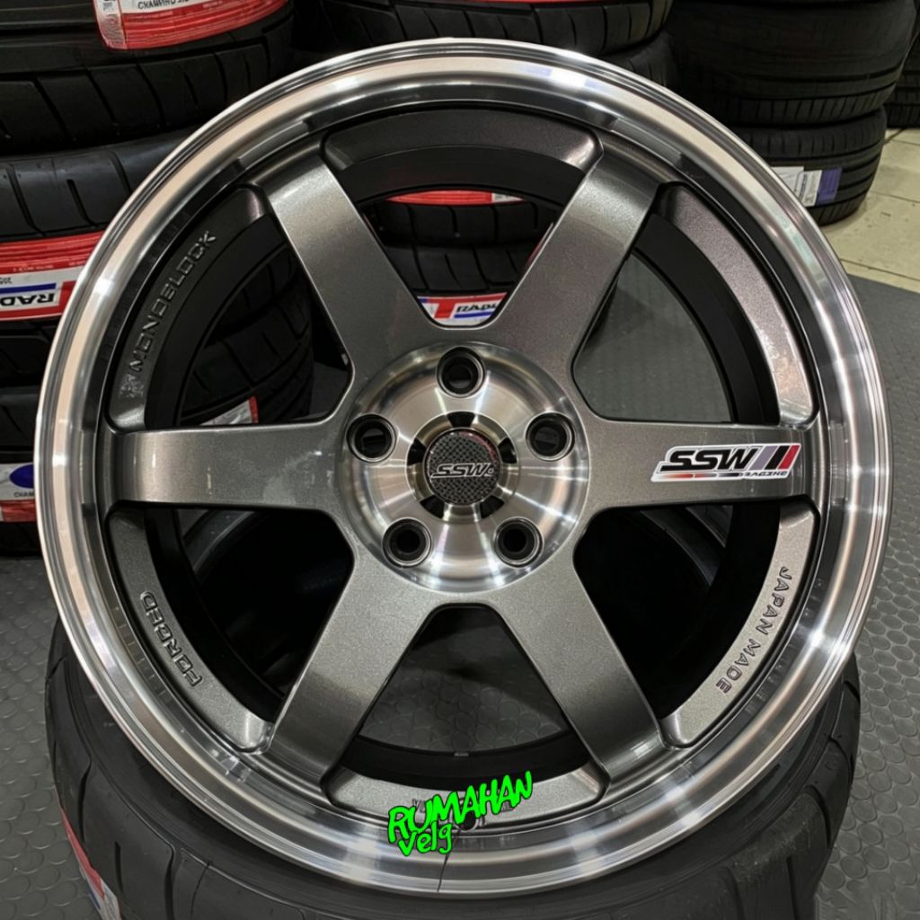 velg TE37 SSW ORIGINAL THAILAND r17 lebar 8 pcd 5X114,3 et 35 mobil ring 17 pnp mobil r17 reborn ven