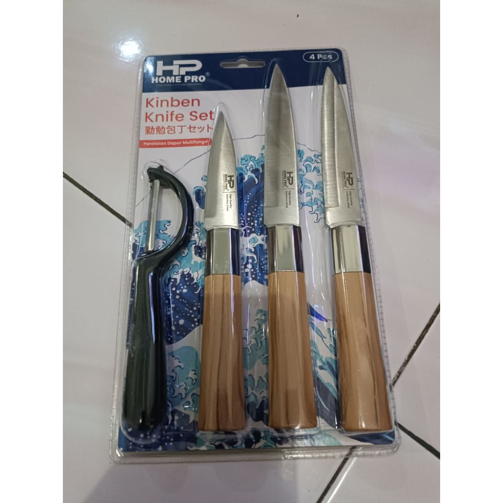 1SET ET PISAU HOME PRO PISAU DAGING DAN SAYUR KUPASAN SERBAGUNA