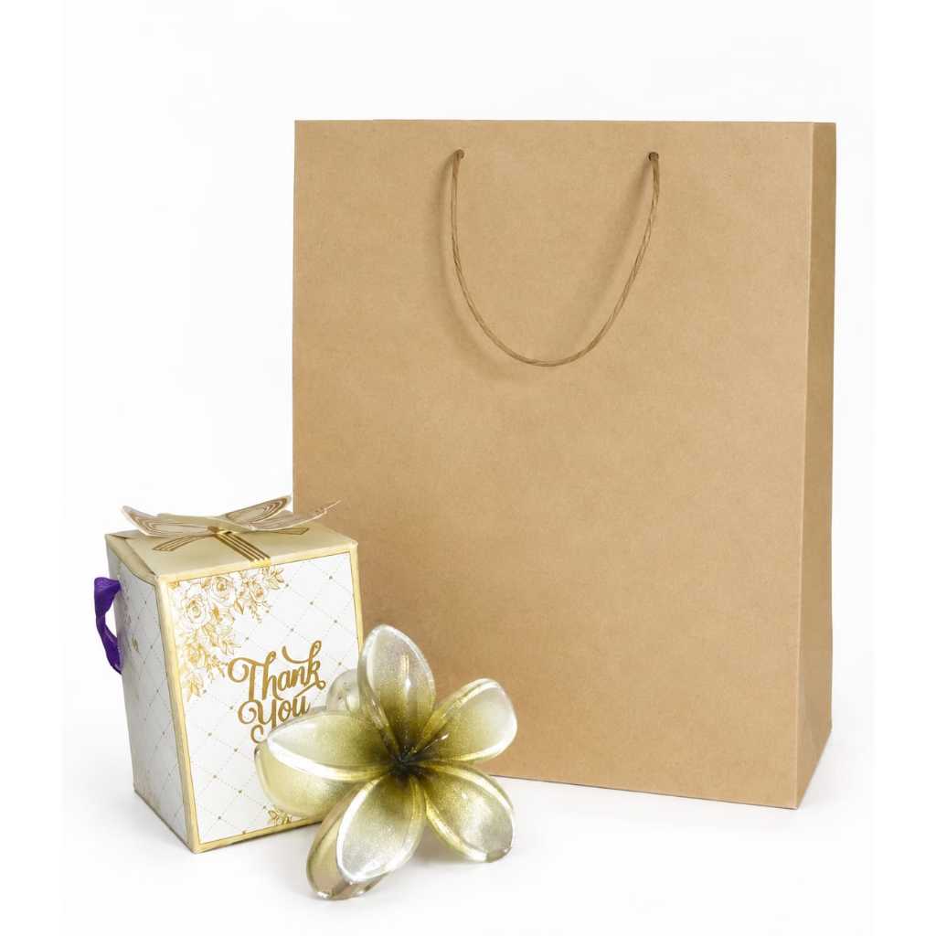 paper bag polos coklat bisa custom tali kertas