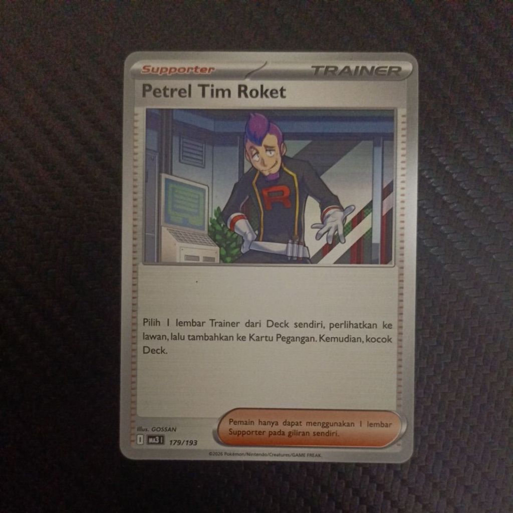 Petrel Tim Roket Trainer Ma3 179/193 Mega Impian Pokemon Indonesia