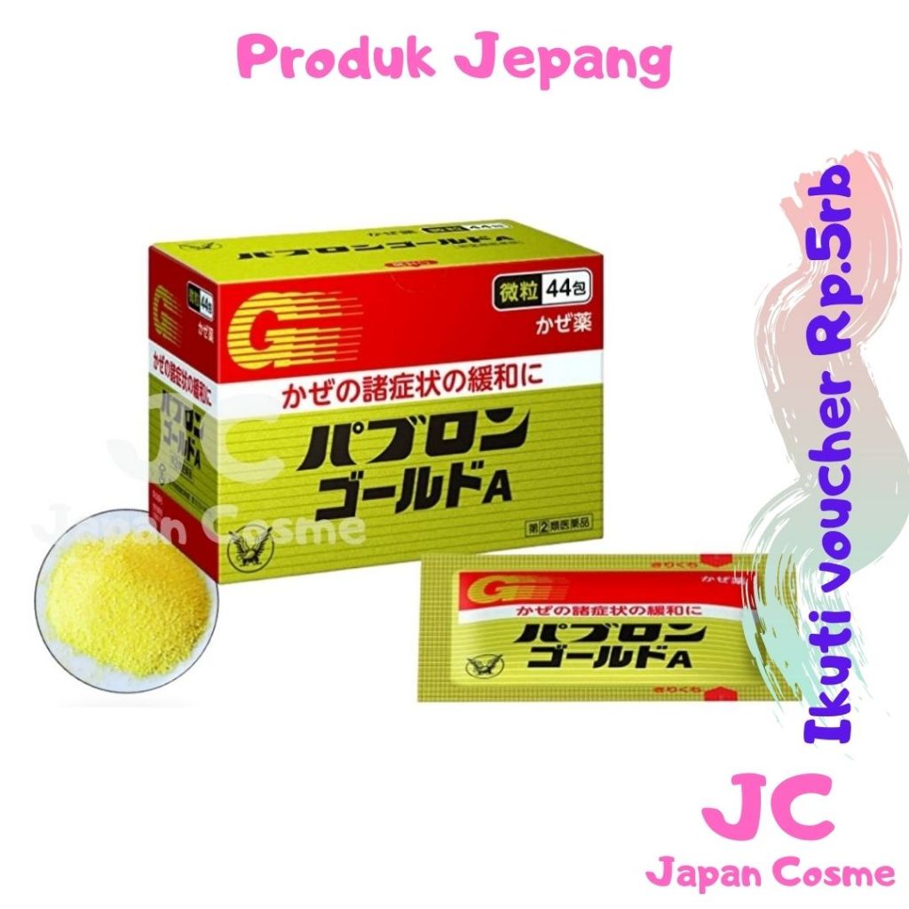 Pabron Gold A Sachet  Obat Flu Batuk Demam dengan Vitamin B1-B2