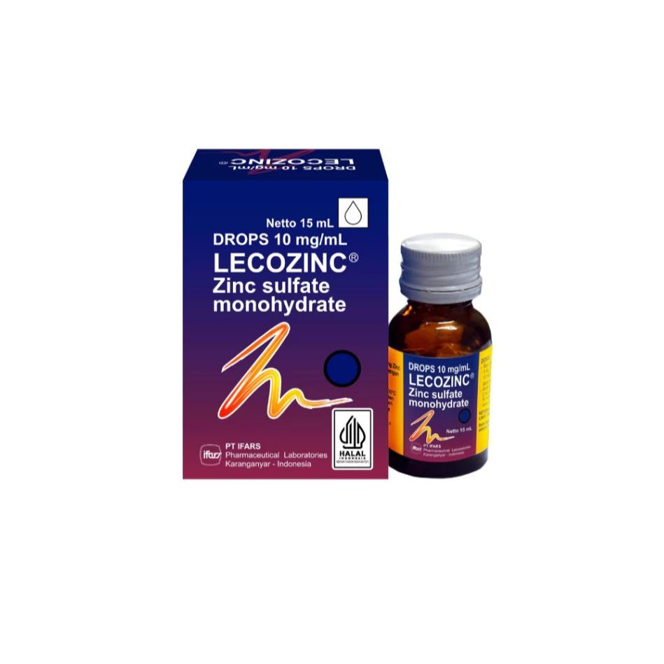 Lecozinc Drops 15ml - Obat Diare Anak / Obat Diare Bayi